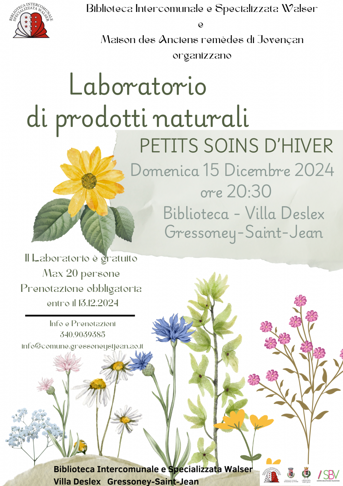Laboratorio di prodotti naturali